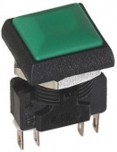 Apem IRC8Z232 кнопка, Ø 16 mm, Momentary (NC/NO), green actuator, microswitch technology, 5 A 250 VAC, IP67