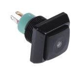 Apem IPC3SAD2L0G кнопка, Ø 12 mm, Momentary, NO, 5A 28VDC, green led, IP69K, harsh environments