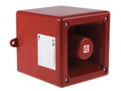 e2s IS-A105N звуковий оповіщувач,16-28 VDC, 49 Tone, 105dB, Red, IP66, ATEX