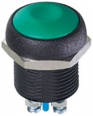 Apem IRR3V212 кнопка, Ø 16 mm, Momentary (NO), blue actuator, 4 A 48 VDC/ 2 A 250 VAC, IP67