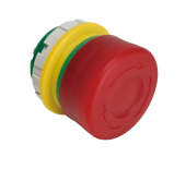 IDEC XW1E-BV3SG02TRH кнопка аварійного відключення, Ø22, 2NC, Short Body, Ø30 Bright Red Button, Solder/TabTerminals