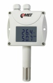 Comet T3411 датчик температури та вологості,  -30 to +80 °C, 0 to 100% RH, RS485, LCD