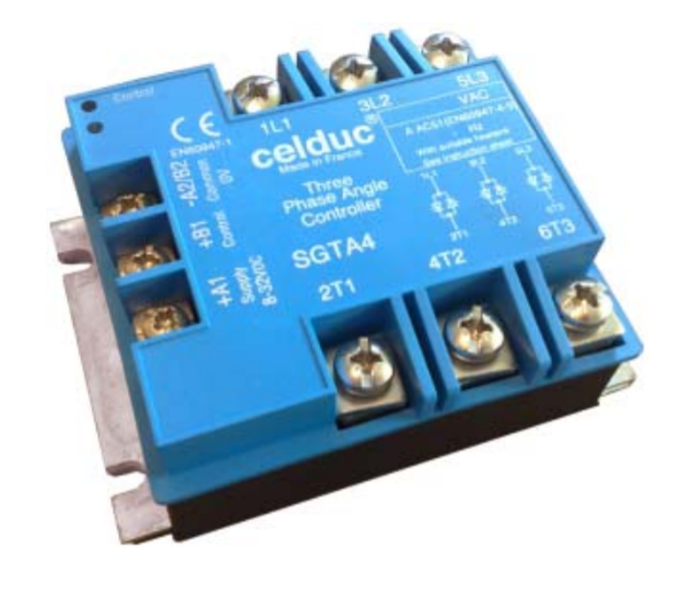 Celduc SGTA4654 трифазний пропорційний регулятор, 50A, 280-510VAC, 4-20mA