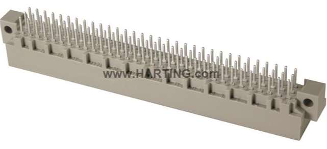Harting 09 03 196 6922 роз'єм, DIN 41612, Type C, 96 Contacts, Plug, 2.54 mm, 3 Row, a+b+c