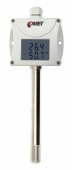 Comet T0213 датчик температури та вологості, -30 to +125 °C, 0 to 100% RH, 0-10V, LCD, 150mm probe
