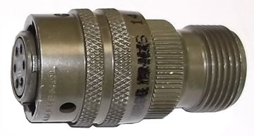 Amphenol PT06A-10-6S(SR) круглий роз'єм високої міцності, Plug, Socket Contacts, 6 Way, MIL-DTL-26482, 1 kVAC, Shell Size 10, Bayonet
