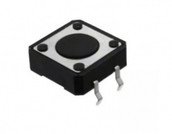 Apem серія тактових кнопок на друковану плату MJTP Series 6mm Through hole, SPST, momentary, 50 mA 12 VDC, 