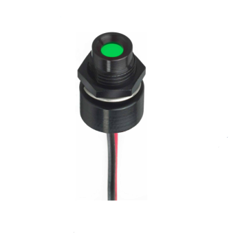 Apem QRM85BXXG28E світлодіодний індикатор, Ø8mm, 28 VDC, Green, IP67