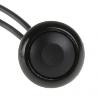Apem ILP3FAD2 кнопка, Ø 12 mm, Momentary (NO), black actuator, 2 A 24 VDC, IP67