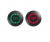 Apem FDAP3D1482F14 кнопка Ø 24 mm, Momentary (NO), illuminated, 200 mA, 12 VDC, ON (green) / OFF (red) symbols, IP69K
