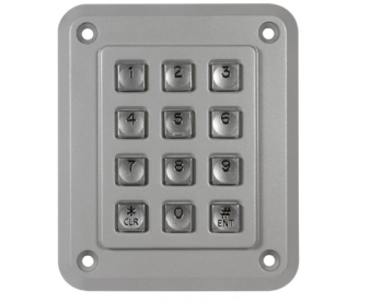 Storm Interface 1K12E10 клавіатура, 12 key, Telephone Extended Format with CLR and ENT keys, Vandal resistant, IP65