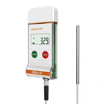 Elitech LogEt 8 UTE реєстратор температури, -196 до +150 °C, Multi-Use, PDF, USB, LCD, IP65