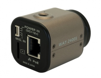 Watec WAT-2400S IP HD відеокамера для слабкої освітленості 0.0007 lx, 1/2.8” BSI CMOS, color