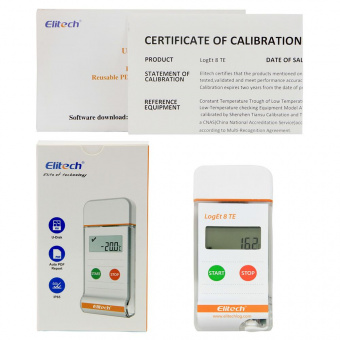 Elitech LogEt 8 TE реєстратор температури, -40 до +85 °C, Multi-Use, PDF, USB, LCD, IP65