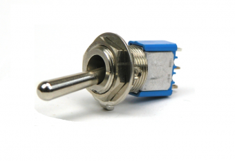 Apem 5636MA тумблер, ON-ON, 1 pole, Ø 11.9 mm, 4A 30 VDC, 3A 250VAC