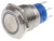 RS PRO 1115790 кнопковий перемикач з підсвічуванням, Panel Mount, 19.2mm Cutout, DPDT, White LED, 250V, IP67