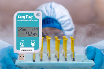 LogTag UTREL-16F реєстратор температури з зовнішнім сенсором, -90 до +40 °C, USB, LCD, IP61