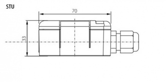 Sensit STU Pt 1000 перетворювач температури з виходом 0-10 В, 0 °C to 250 °C, Pt 1000/3850