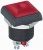Apem IRC1S462 кнопка, Ø 16 mm, Latching (OFF-ON), red actuator, 100 mA 24 VDC, IP67