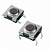Apem серія тактових кнопок на друковану плату PHAP5-31 Series, 6 x 6 mm, NO, 50 mA 12 VDC, low profile