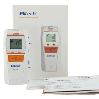 Elitech Tlog 100H реєстратор температури та вологості, -30 до +70 °C, Multi-Use, PDF, USB, LCD, IP65