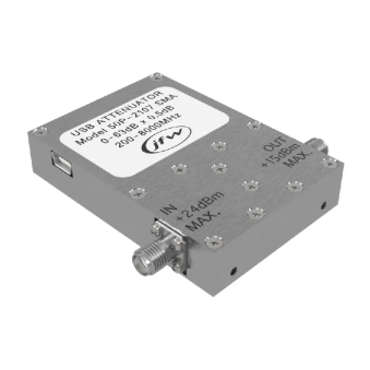 JFW 50P-2107 твердотільний програмований USB атенюатор, 0,2-8,4 GHz, 0-63dB x 0,5dB, 50 Ohm, SMA