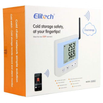 Elitech RCW-400A 3G реєстратор температури та вологості, -40 до +70 °C, Multi-Use, 3G, LCD, IP64
