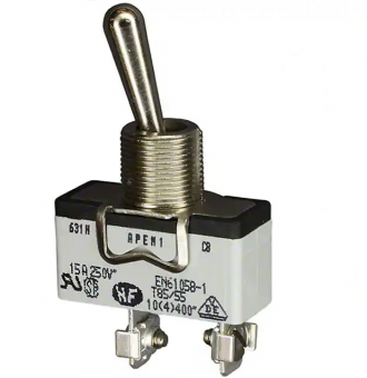 Apem 636H тумблер, 1 pole, ON-ON, 15A 250VAC, 10A 24VDC