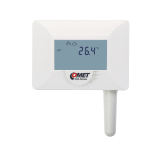 Comet TA0610 Компактний датчик температури з дисплеєм LCD, Ethernet-виходом і підтримкою PoE