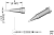 JBC C115103 паяльне жало, conical, Ø 0,3 mm