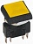 Apem IRC7Z252 кнопка, Ø 16 mm, Momentary (NC + NO), yellow actuator, microswitch technology, 5 A 250 VAC, IP67