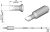 JBC C470017 паяльне жало, chisel, 5 x 1,2 mm