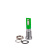 Apem Q8R9CXXG24AE світлодіодний індикатор, Ø8mm, 24VAC/VDC, Green, IP67