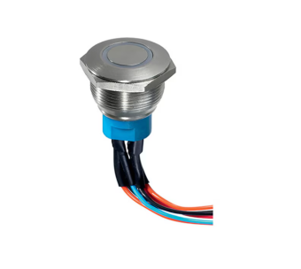 Apem серія антивандальних кнопок AV 19/22 NC/NO SERIES, Ø 19/22 mm, Momentary NC/NO, IP67, Illuminated