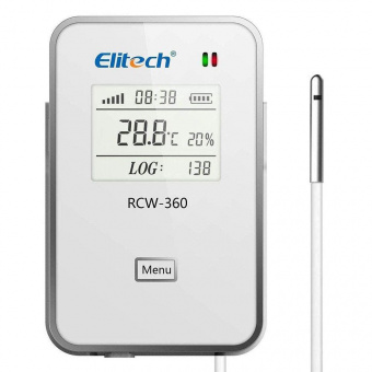 Elitech RCW-360 WiFi THE реєстратор температури та вологості, -40 до +80 °C, Multi-Use, Wi-Fi, LCD, IP65