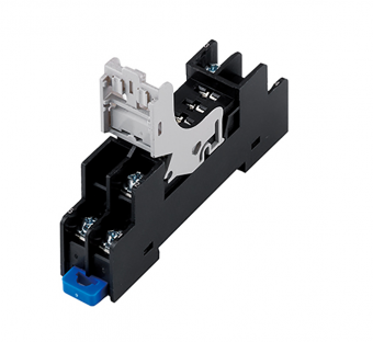 IDEC SJ2S-05B клемна колодка, Double pole, screw terminal, din-rail socket