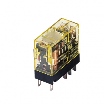 IDEC RJ22V-C-A24 реле,24VAC, DPDT, 1A, PCB mount, 2 Poles, Bifurcated