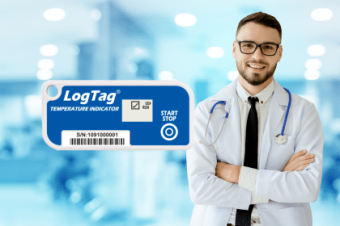 LogTag TICT індикатор температури, -25 до +60 °C, Single-Use, LCD, IP64