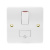 MK Electric K330 WHI одноклавішний вимикач з запобіжником, 13A
