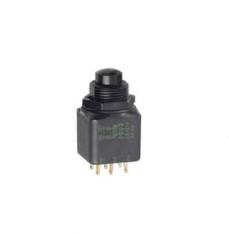Apem 13445-4X778-01 кнопка, ON-MOM, 2 poles, Military, CECC 96401-001, IP67