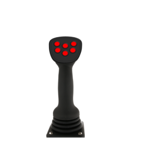 Apem XDGTT2MNNCYYGAN джойстик, 2 axes, Hall Effect, Operator Presence Paddle, Index trigger, SAE CAN bus J1939-71, 6 pushbuttons, IP67