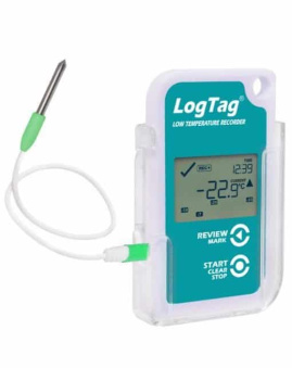 LogTag TREL30-16CP реєстратор температури з зовнішнім сенсором, -80 до +40 °C, Multi-Use, LCD, IP61