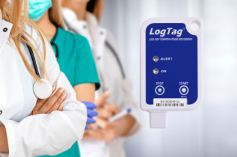 LogTag USRIC-16 реєстратор температури, -30 до +60 °C, USB, Single-Use, IP64