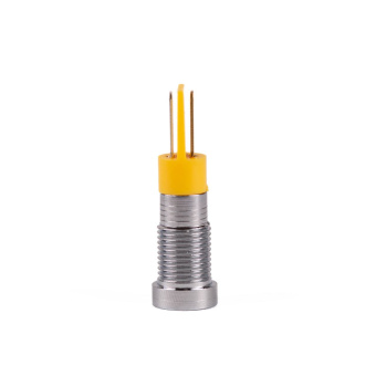 Apem Q8R9CXXY24AE світлодіодний індикатор, Ø8mm, 24VAC/VDC, Yellow, IP67