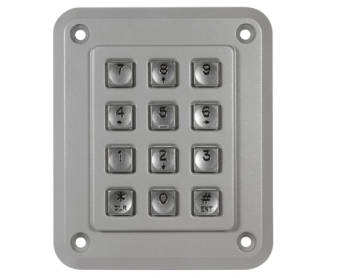 Storm Interface 1K12010 клавіатура, 12 key, Calculator Format with CLR and ENT keys, Vandal resistant, IP65
