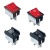 Apem серія клавішних перемикачів 2600 Series, 1, 2 pole, 16 А,  SPDT, DPDT, illuminated, non-illuminated