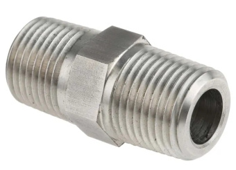 RS PRO 2226636 фітинг 1/2in NPT(T) Male x 1/2in NPT(T) Male