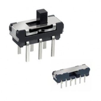 Apem серія повзункових перемикачів MS SERIES, 300 mA 6 VDC
