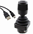 Apem HF44S10U джойстик, 3 axes, 1 pushbutton, Hall Effect, USB-Horizontal, mini B termination