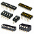 Apem серія DIP перемикачів IKD SERIES,  -20 °C to +85 °C, 100 mA 50 VDC, 1 to 12 Way, tape seal, through hole/SMT